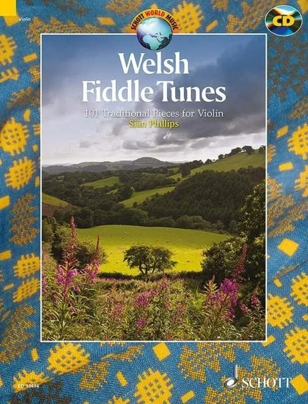 Welsh Fiddle Tunes Violin Softcover Book/CD