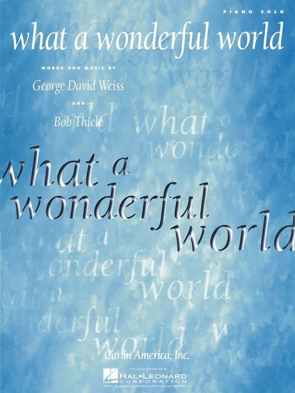 What A Wonderful World S/S PVG (Sheet Music)