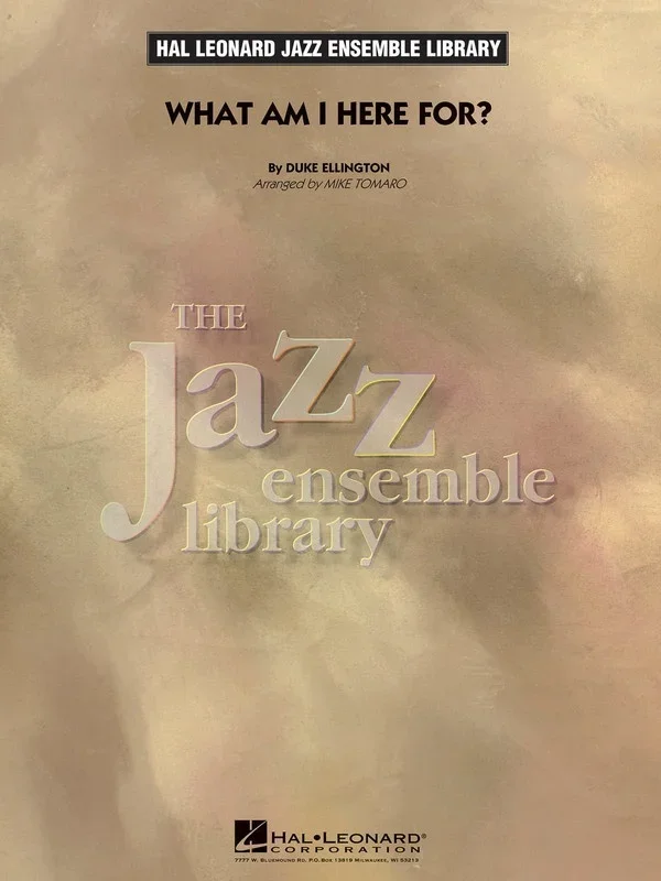 What Am I Here For Jel4 (Music Score/Parts)