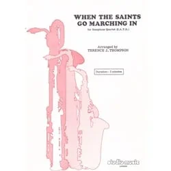 When the Saints Go Marching In – Saxophone Quartet (SATB)