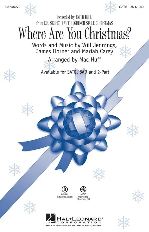 Where Are You Christmas SATB (Octavo)