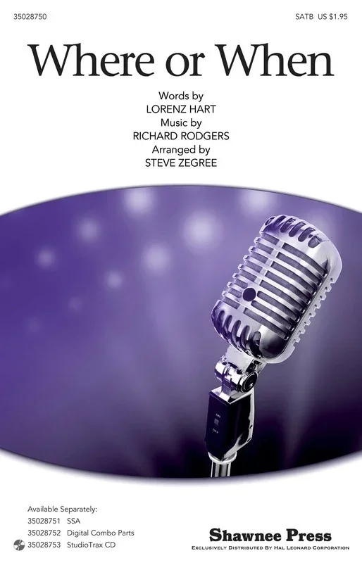 Where Or When SATB (Octavo)