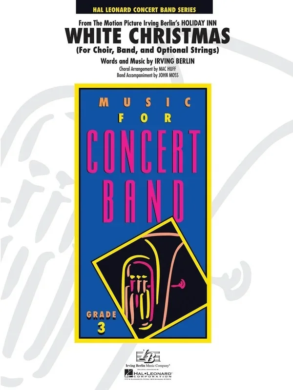 White Christmas Concert Band 3 Opt Choral (Music Score/Parts)