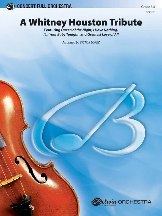Whitney Houston Tribute Full Orchestra Gr 3.5 Conductor Score