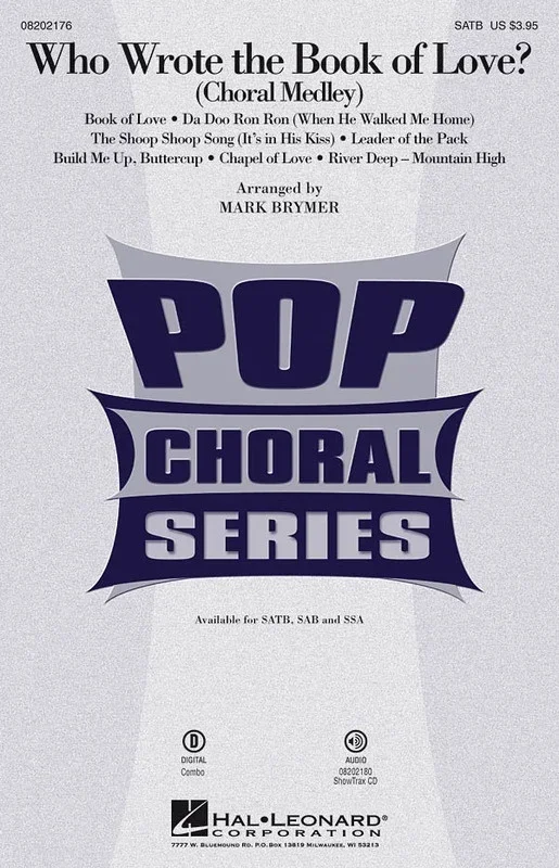 Who Wrote The Book Of Love Medley ShowTrax CD (CD Only)