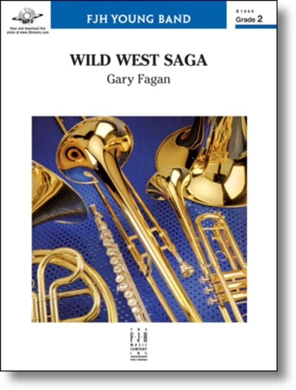 Wild West Saga Concert Band 2 Score/Parts Book