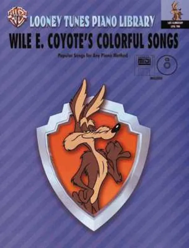 Wile E Coyotes Colorful Songs Book/CD