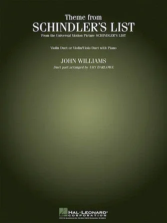 Williams: Theme from Schindler’s List