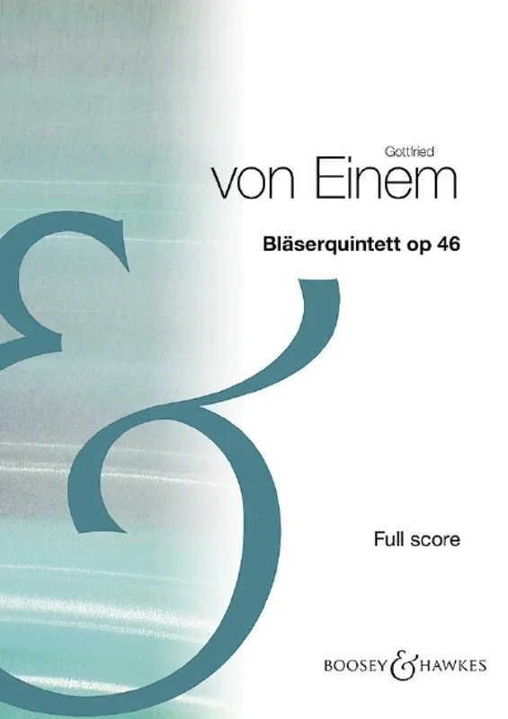 Wind Quintet Op 46 Study Score
