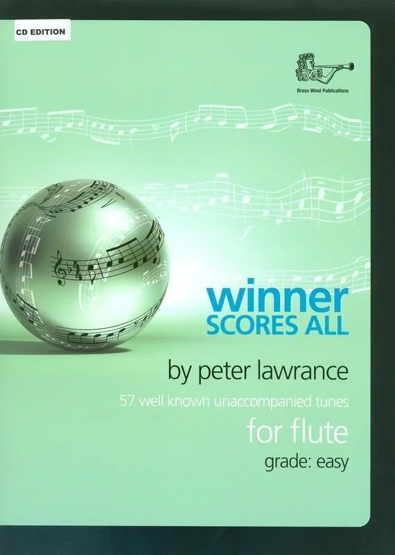 Winner Scores All For Flute Softcover Book/CD