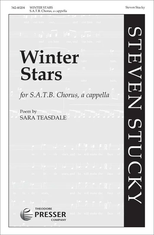 Winter Stars SATB A Cappella (Octavo)