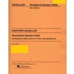 Woodwind Quintet (1958) – Set of Parts