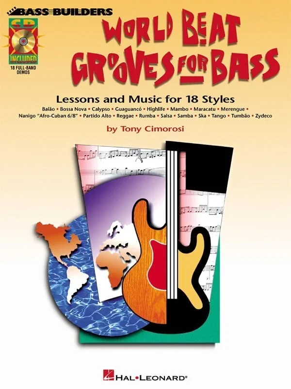 World Beat Grooves For Bass Book/CD (Softcover Book/CD)