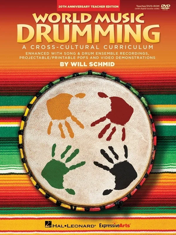 World Music Drumming Teacher/DVD Rom 20th Anniv Edition (Softcover Book/DVD-ROM)