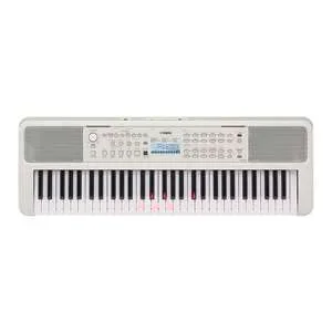 Yamaha EZ-310 61-key Touch-Sensitive Portable Keyboard with Lighted Keys – White