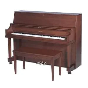 Yamaha SILENT Series P22 SC3 Studio Upright Piano with SC3 Silent System – 45″ Dark Oak Finish