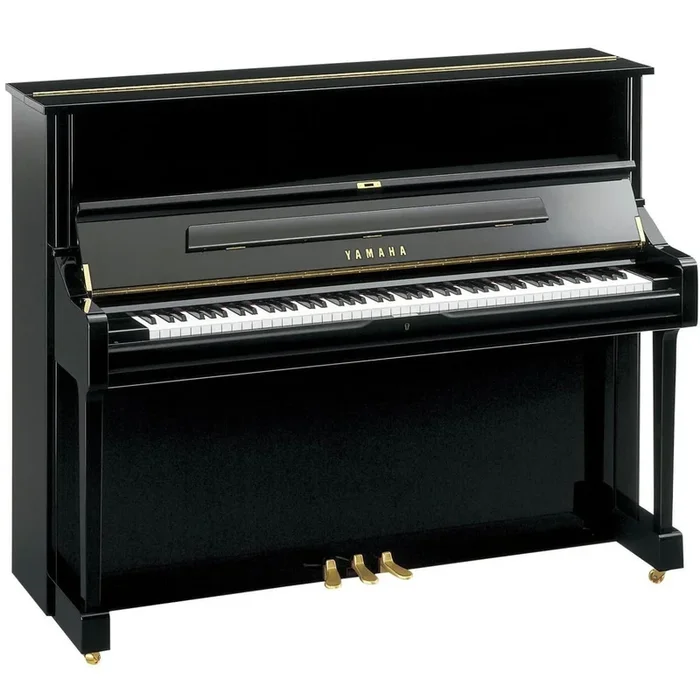 Yamaha U1PEQ Upright Piano, Polished Ebony
