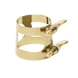 Yamaha YAC 1607 Alto Sax Ligature – Lacquered Brass