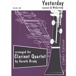 Yesterday – Clarinet Quartet
