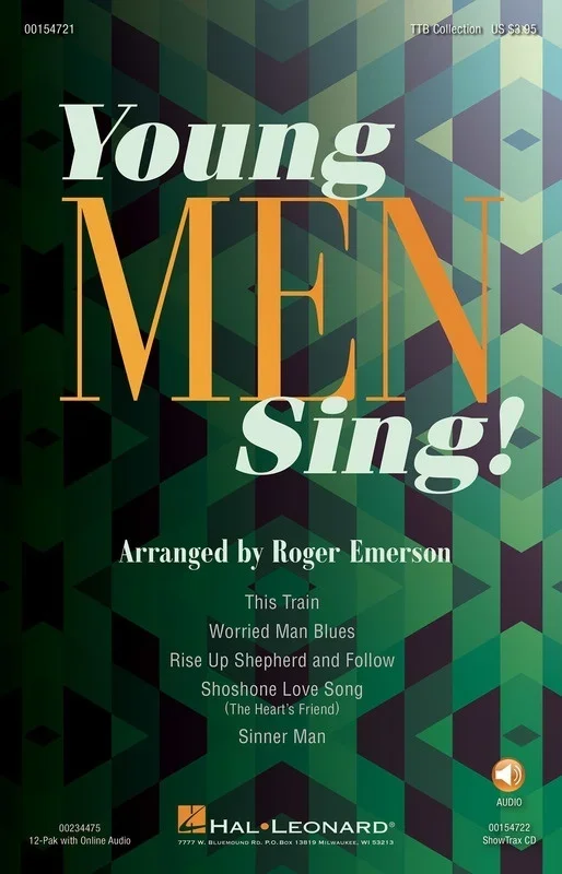 Young Men Sing! TTBB Performance Kit Book/Online Audio (Octavo)