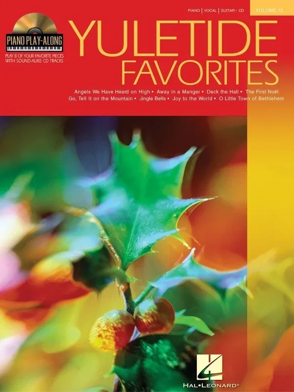 Yuletide Favorites Piano Play Along V13 Book/CD (Softcover Book/CD)
