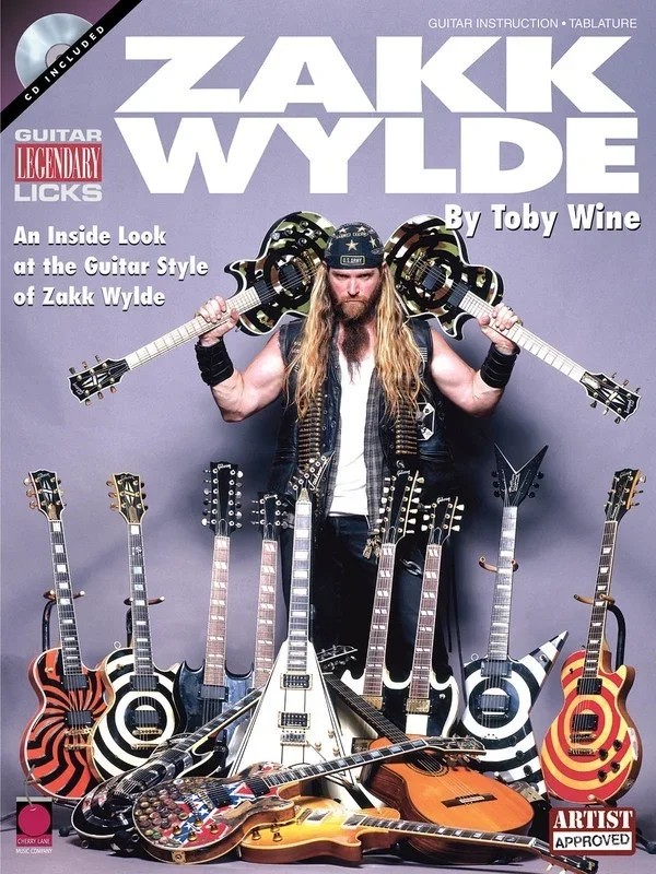 Zakk Wylde Legendary Licks Book/CD Guitar (Softcover Book/CD)