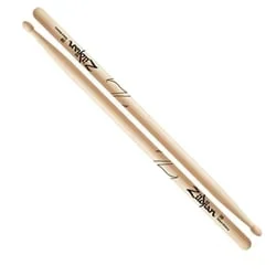 Zildjian 2B Hickory Series Drumsticks – Wood Tip