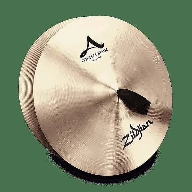 Zildjian A0454 18 ” A Zildjian Concert Stage Hand Crash Cymbals (Pair)