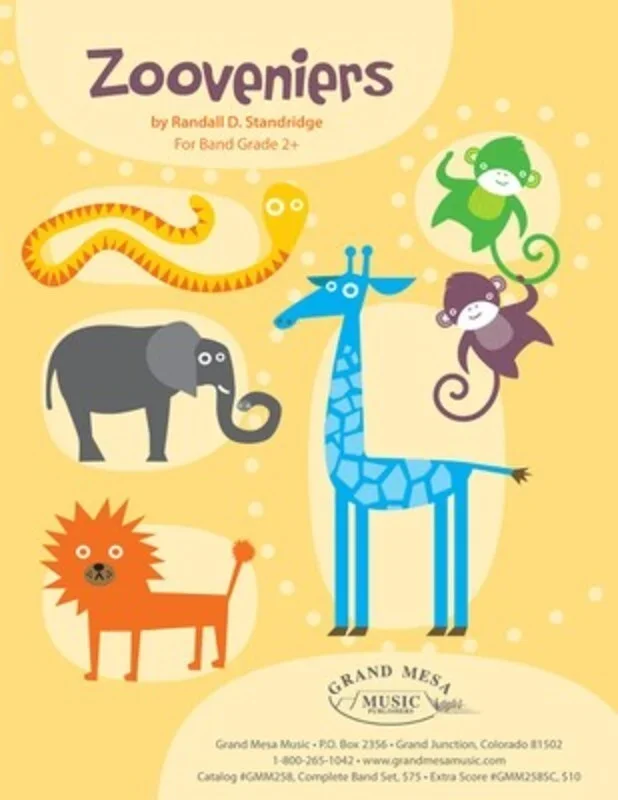 Zooveniers Concert Band 2 Score Only (Music Score) Book